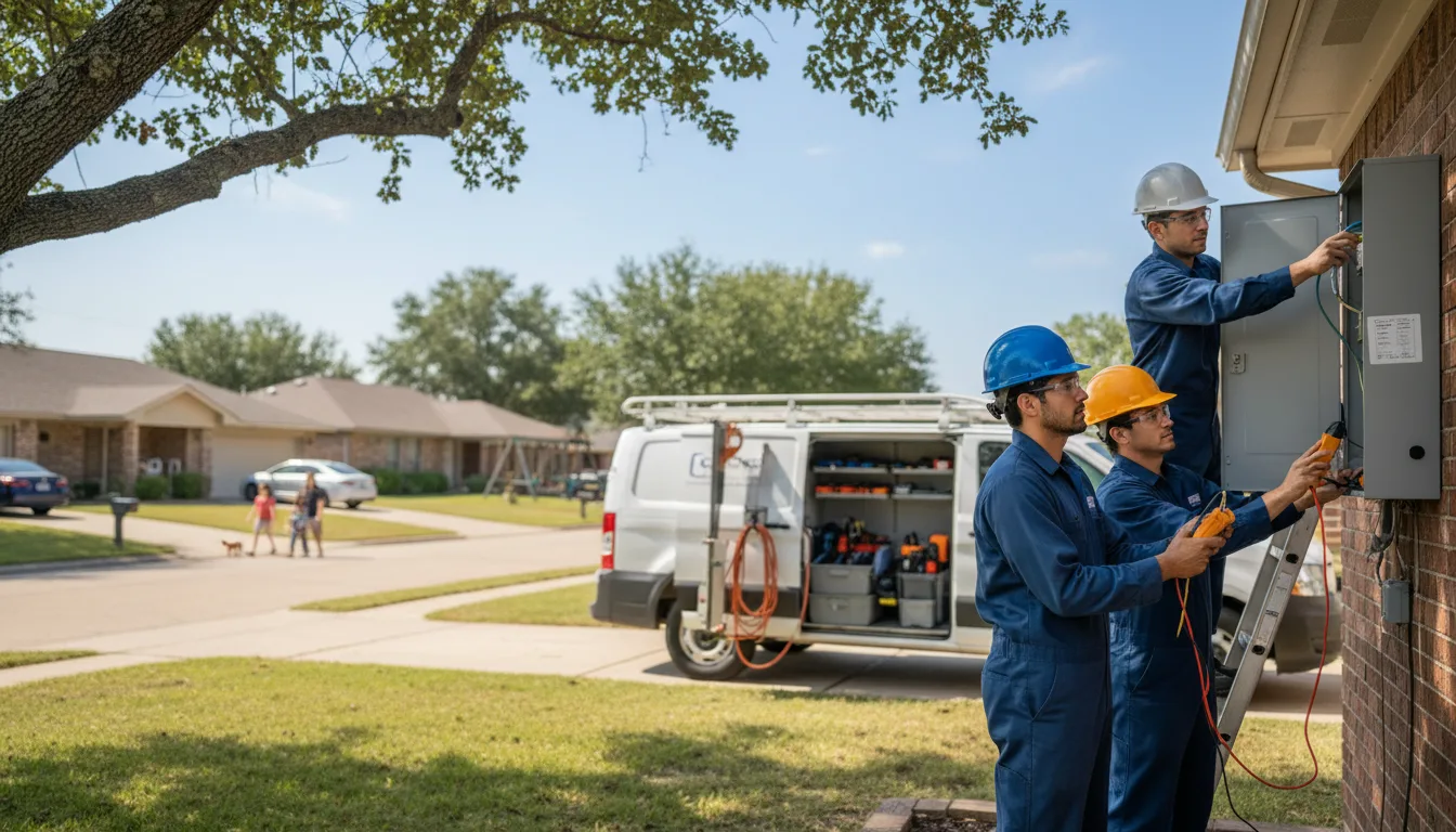Certified electrician providing emergency electrical services in Coolidge, GA